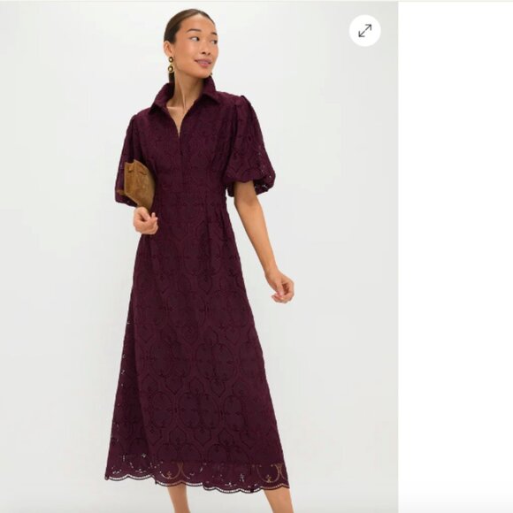 TUCKERNUCK Winetasting Eyelet Delaney Dress - XS - Picture 1 of 5
